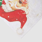 Kerstmis met  kerstman tissuepapier (Detail)