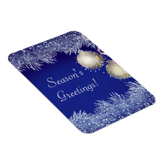 Kerstmis met kerstmis als groet van het seizoen magneet (Rechterzijde)