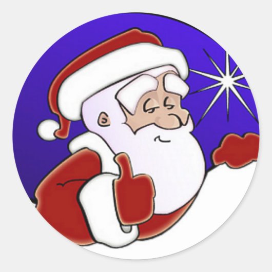 Kerstmis met kerstmis als sticker (Voorkant)