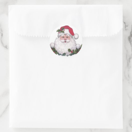 Kerstmis met kerstmis als sticker (Tas)