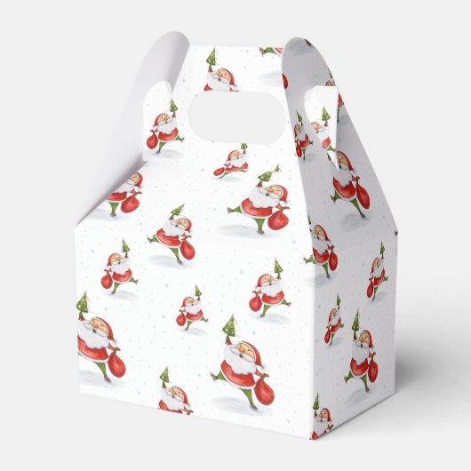 Kerstmis met kerstmis bedankdoosjes (Achterkant)