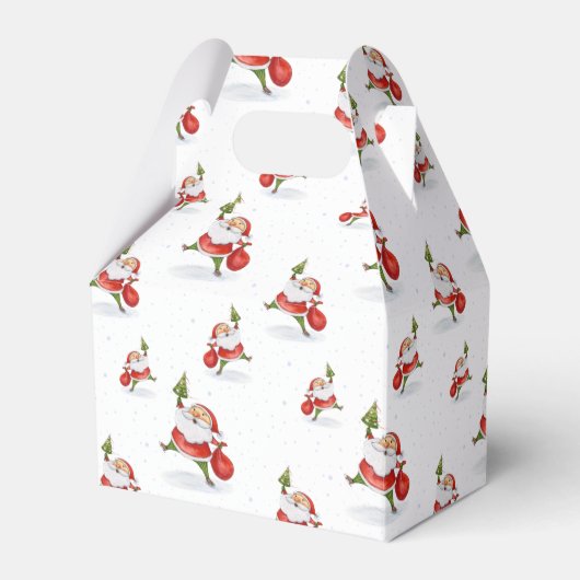 Kerstmis met kerstmis bedankdoosjes (Voorkant Zijde)