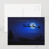 Kerstmis met kerstmis briefkaart (Voorkant / Achterkant)