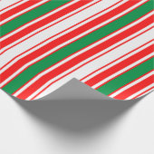 Kerstmis met kerstmis cadeaupapier (Hoek)