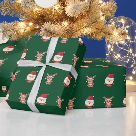 Kerstmis met Kerstmis Cadeaupapier (Feestdagen)