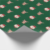 Kerstmis met Kerstmis Cadeaupapier (Hoek)
