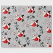 Kerstmis met Kerstmis Cadeaupapier (Vlak)