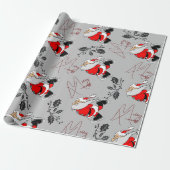 Kerstmis met Kerstmis Cadeaupapier (Uitgerold)