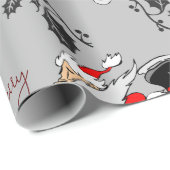 Kerstmis met Kerstmis Cadeaupapier (Rol Hoek)