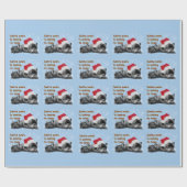 Kerstmis met kerstmis cadeaupapier (Vlak)