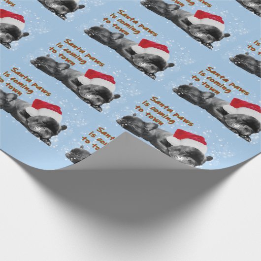 Kerstmis met kerstmis cadeaupapier (Hoek)