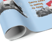 Kerstmis met kerstmis cadeaupapier (Rol Hoek)