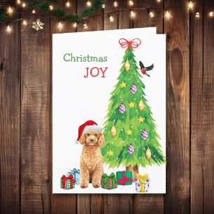 Kerstmis met kerstmis en kerstmis met feestdagen kaart