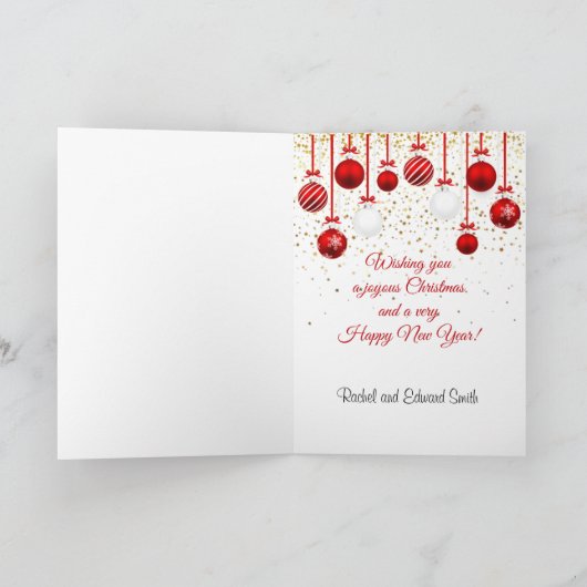 Kerstmis met kerstmis en kerstmis met kerstmis kaart (Binnen)