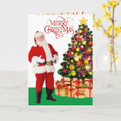 Kerstmis met kerstmis en kerstmis met kerstmis kaart (Gele Bloem)