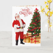 Kerstmis met kerstmis en kerstmis met kerstmis kaart (Gele Bloem)