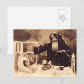 Kerstmis met kerstmis en met kerstmis Briefkaart v (Voorkant / Achterkant)