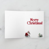 Kerstmis met kerstmis feestdagen kaart (Binnen)