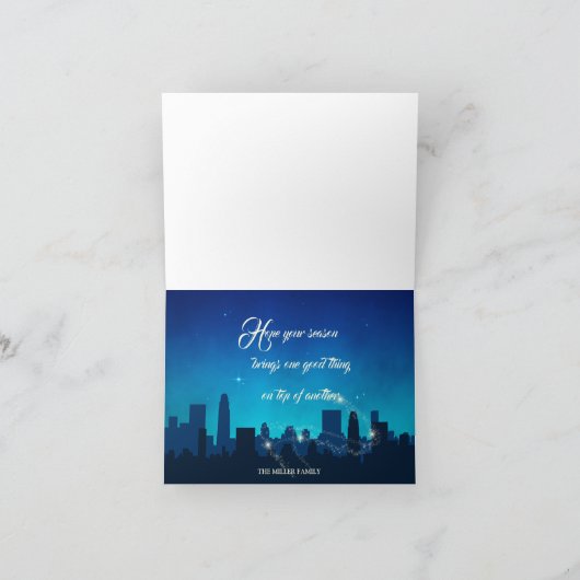 Kerstmis met kerstmis feestdagen kaart (Binnen)