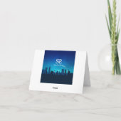 Kerstmis met kerstmis feestdagen kaart (Achterkant)