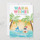 Kerstmis met kerstmis feestdagenkaart (Voorkant)