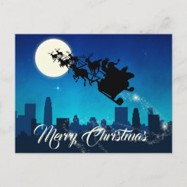 Kerstmis met kerstmis feestdagenkaart