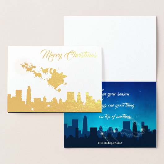 Kerstmis met kerstmis folie kaarten (Display)