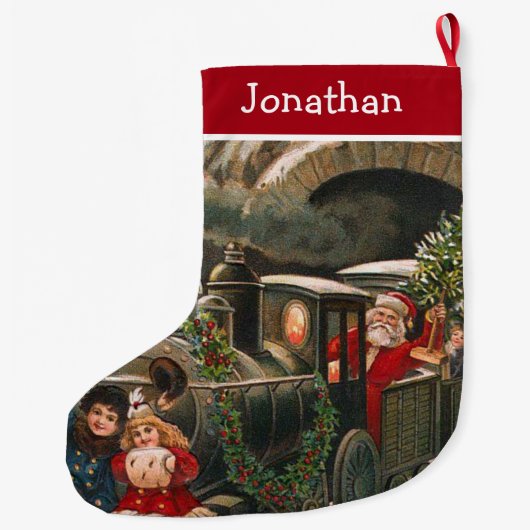 Kerstmis met kerstmis grote kerstsok (Achterkant)