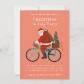 Kerstmis met kerstmis in juli feestdagenkaart (Voorkant)