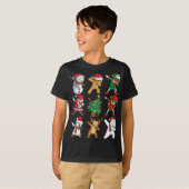 Kerstmis met kerstmis in Santa Elf T-shirt (Voorkant volledig)