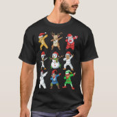 Kerstmis met kerstmis in Santa Elf T-shirt (Voorkant)