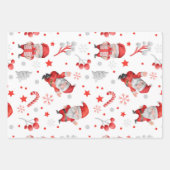 Kerstmis met kerstmis inpakpapier vel (Voorkant 2)