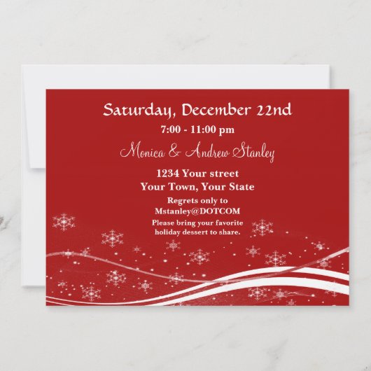 Kerstmis met kerstmis kaart (Achterkant)