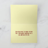 Kerstmis met kerstmis kaart (Binnen)