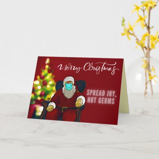 Kerstmis met kerstmis kaart (Gele Bloem)