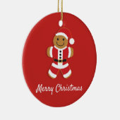 Kerstmis met kerstmis keramisch ornament (Rechts)