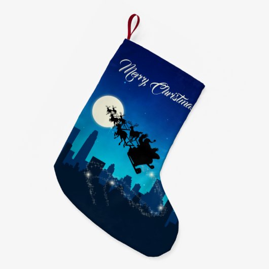 Kerstmis met kerstmis kleine kerstsok (Voorkant (Hangend))