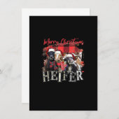 Kerstmis met Kerstmis, Koe Lo Kaart (Voorkant / Achterkant)