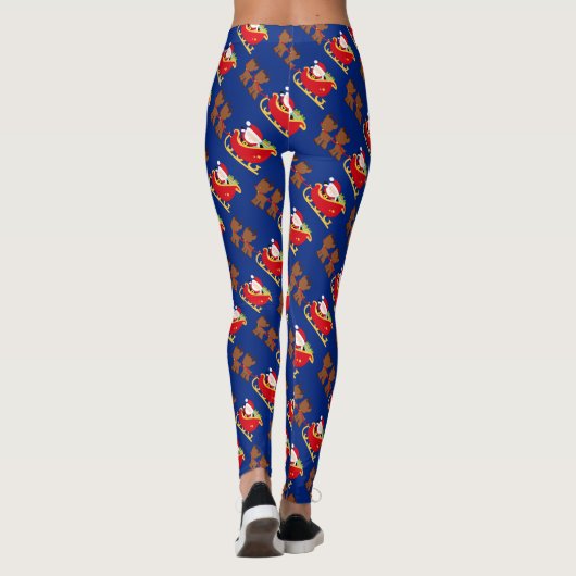 Kerstmis met Kerstmis Leggings (Achterkant)