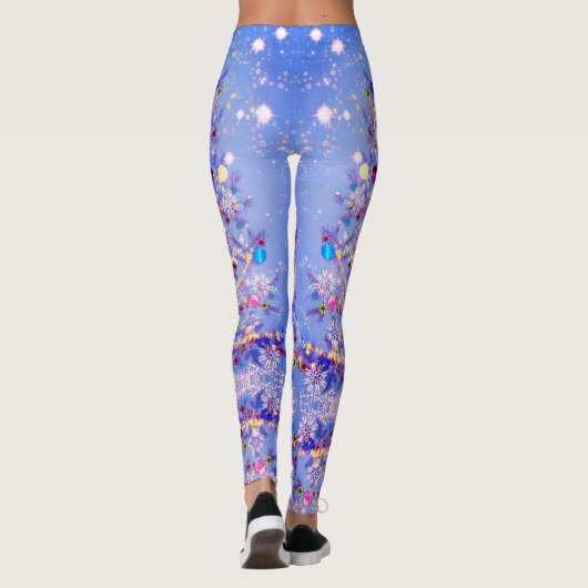 Kerstmis met kerstmis Leggings (Achterkant)