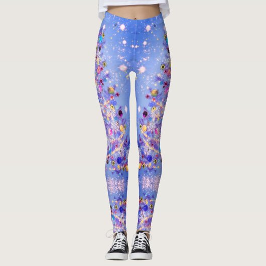 Kerstmis met kerstmis Leggings (Voorkant)