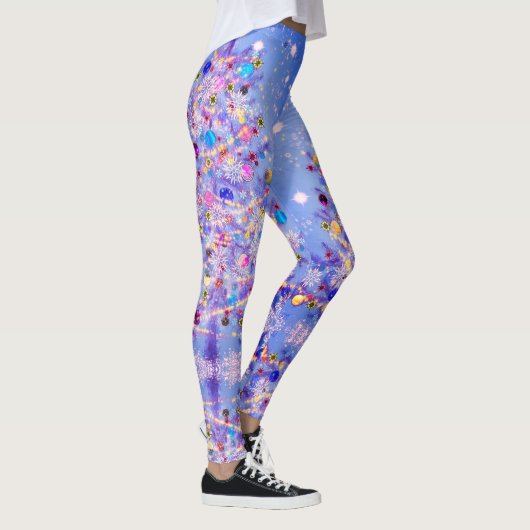 Kerstmis met kerstmis Leggings (Rechts)