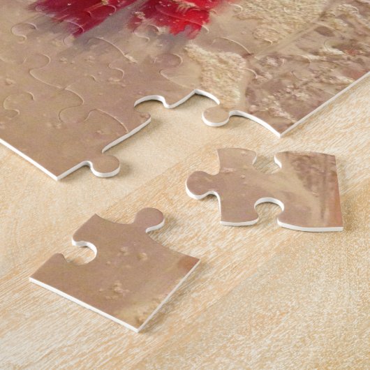 Kerstmis met kerstmis legpuzzel (Zijkant)