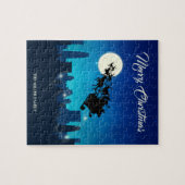 Kerstmis met kerstmis legpuzzel (Horizontaal)