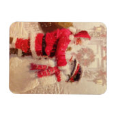 Kerstmis met kerstmis magneet (Horizontaal)