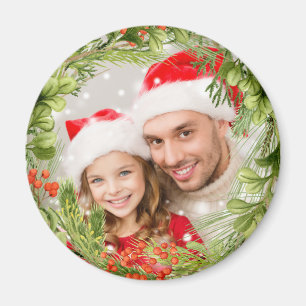 Kerstmis met Kerstmis, met de maaltijd Magneet
