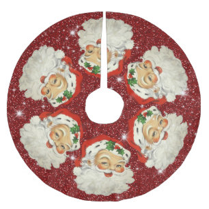 Kerstmis met kerstmis met de rode glitter kerstboom rok
