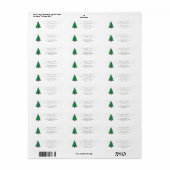 Kerstmis met kerstmis met kerstmis etiket (Full Sheet)