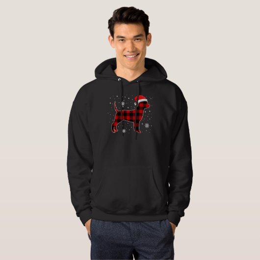 Kerstmis met Kerstmis met kerstmis in Chihuahua Pa Hoodie (Voorkant volledig)