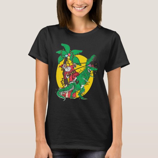 Kerstmis met kerstmis met kerstmis met bomen t-shirt (Voorkant)